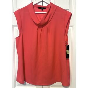 Alex Marie NWT Pink Sleeveless V-Neck Knit Top Size XL - Classy Summer X1011